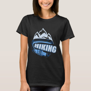 Epische Wanderwildnis Reise Outdoor-Kletterwerbung T-Shirt