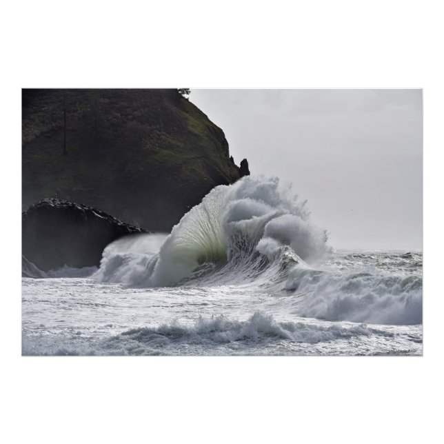 Epische Wellen bei Cape Enttäuschung Fotodruck (Vorne)