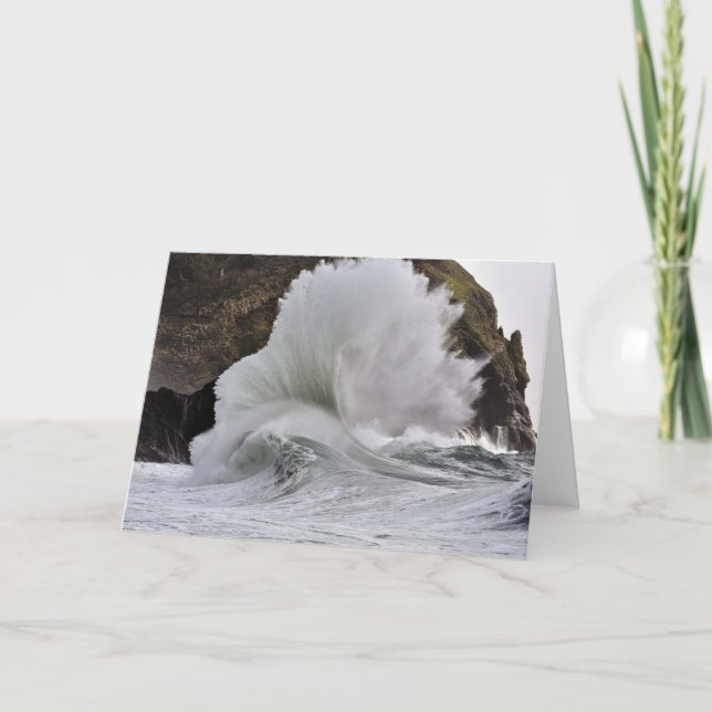 Epische Wellen bei Cape Enttäuschung, WA Karte (Vorderseite)