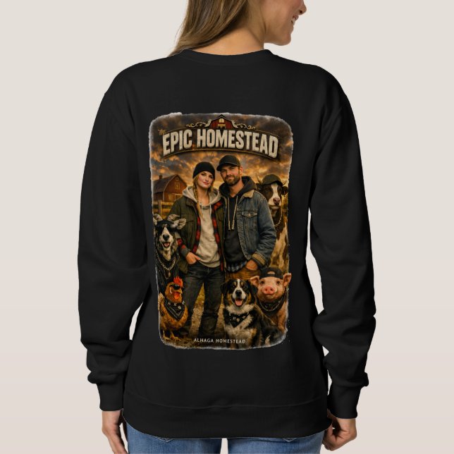 Epischer Bauernhof  -  Sweatshirt (Rückseite)