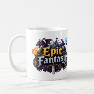 Epischer Fantasy-Liebhaber Kaffeetasse