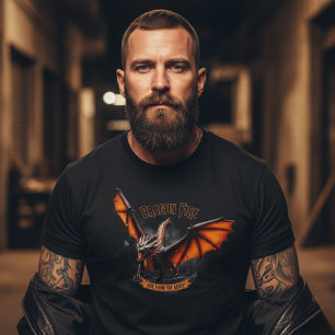 Epischer Feuerdrache "Erhebe dich aus der Asche" F T-Shirt