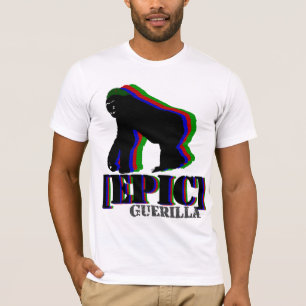 Epischer Guerilla-Gorilla T-Shirt