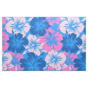 Epischer Hibiskus-hawaiischer BlumenAloha Stoff