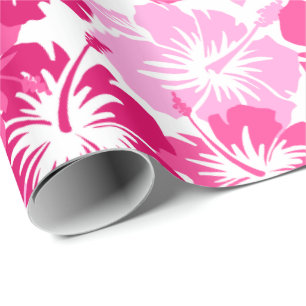 Epischer Hibiskus-hawaiisches Verpackungs-mit Geschenkpapier
