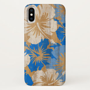 Epischer Hibiskus-Vintages Surfbrett-Imitat Case-Mate iPhone Hülle