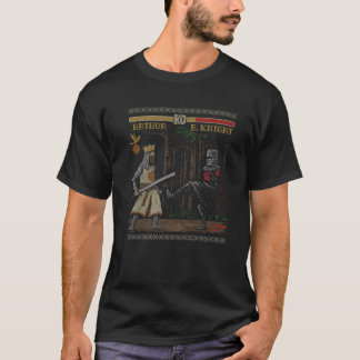 Epischer Kampf hässlicher Weihnachtspullover T-Shirt