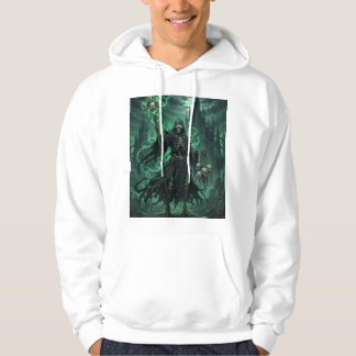 Epischer kolossaler Titan und Sensenmann Dark Fant Hoodie