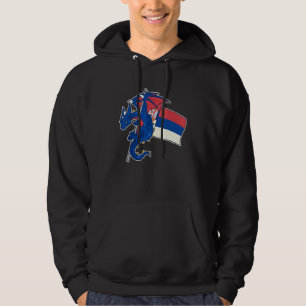 Epischer serbischer Drache Stolz auf die serbisch Hoodie