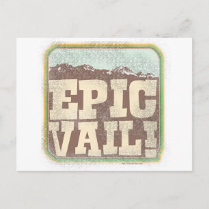 Epischer Vail Postkarte
