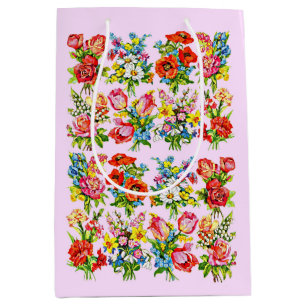 episches Blume Mittlere Geschenktüte