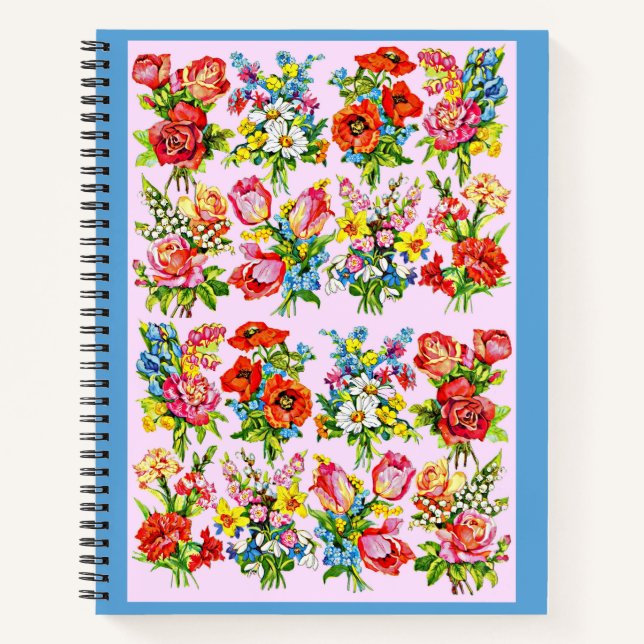 episches Blume Notizbuch (Vorderseite)