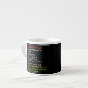 Episches Kaffee-Tasse Espresso-Schwarzes Espressotasse