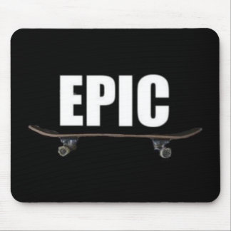 Episches Skaten - episches Skateboard-Logo Mousepad