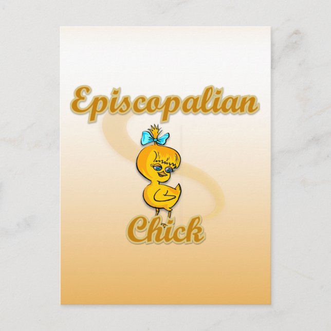 Episcopalian Chick Postkarte (Vorderseite)