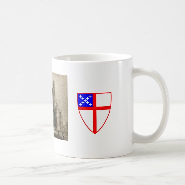 Episkopales Schild Kaffeetasse (Rechts)