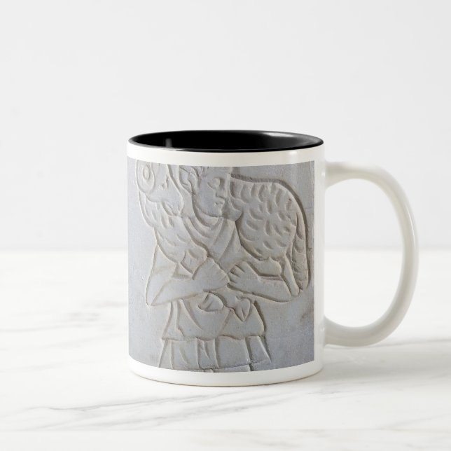 Epitaph mit einer Entlastung von der gute Hirte Zweifarbige Tasse (Rechts)