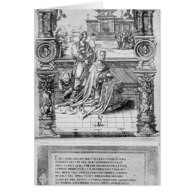 Epitaph von Margaret von Österreich (Vorne)