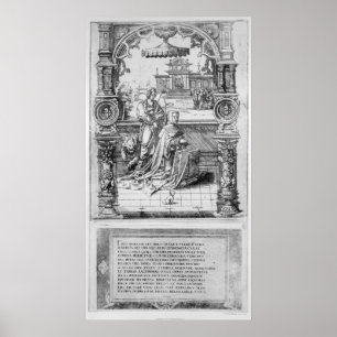 Epitaph von Margaret von Österreich Poster