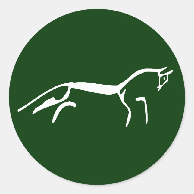 Epona Runder Aufkleber (Vorderseite)