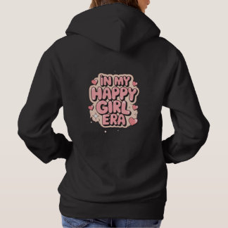 Époque Fille Heureuse Sweat à capuche