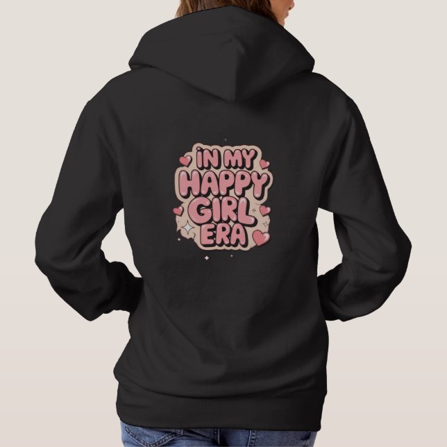 Époque Fille Heureuse Sweat à capuche (Dos)