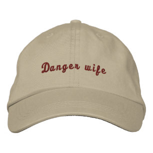 Épouse Danger Chapeau - Drôle de Casquette Brodée