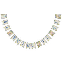 Épouse Pour Être Fleurs sauvages Aquarelle Drapeau