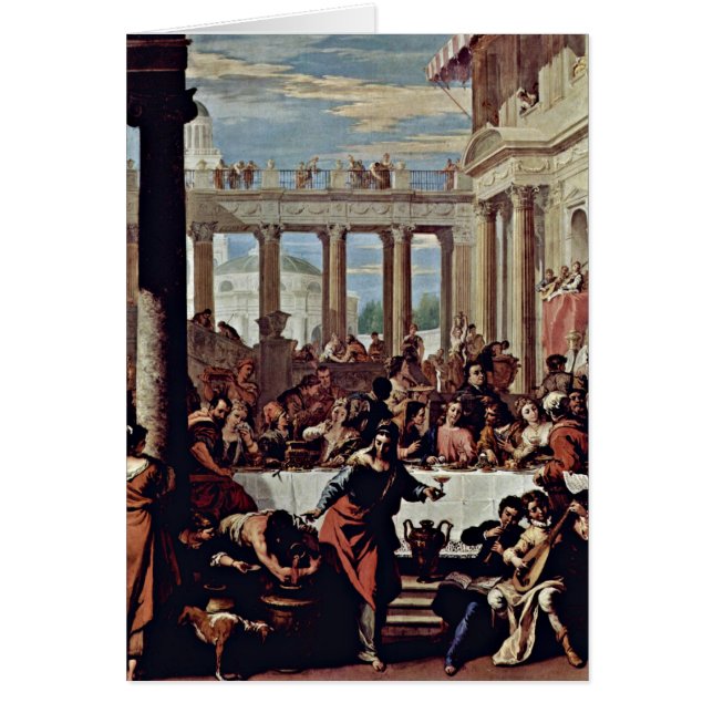 Épouser chez Cana par Sebastiano Ricci (Devant)