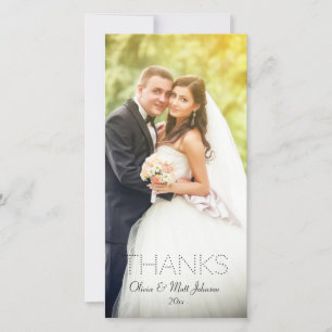 Épouser le carte photo de mercis