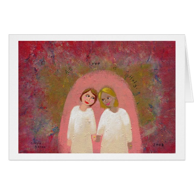 Épousez légalement la peinture gaie lesbienne (Devant horizontal)