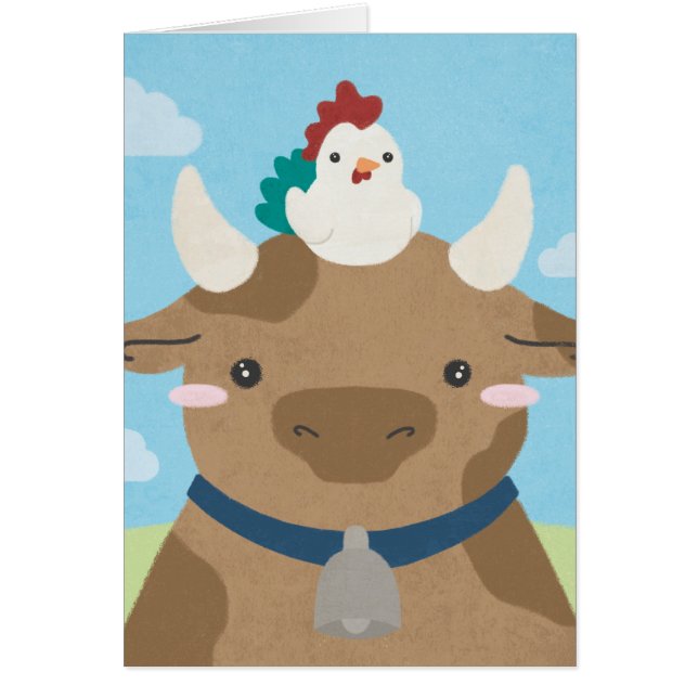 Époux - Vache et poussin (Devant)