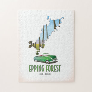 Epping Forest Essex England Karte
