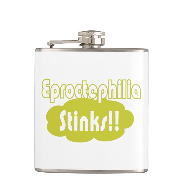 Eproctophilia Stinks!! Flachmann (Vorderseite)