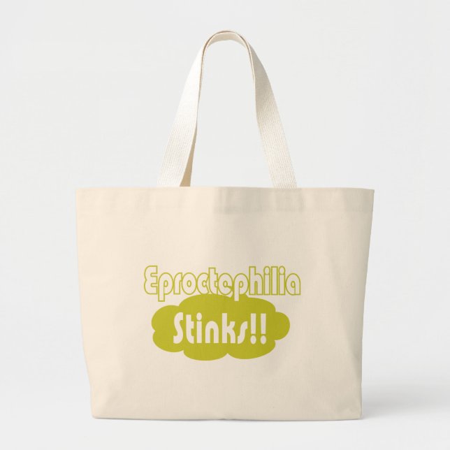 Eproctophilia Stinks!! Jumbo Stoffbeutel (Vorne)