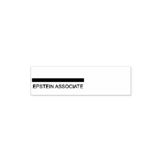 EPSTEIN-ASSOZIITERTER Schwärzungsstempel Permastempel
