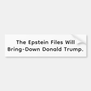 Epstein Bringt Trump zu Fall Hankamer Artjunkhaus Autoaufkleber