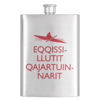 Eqqissillutit Qajartuinnarit (behalten Sie Ruhe Flachmann