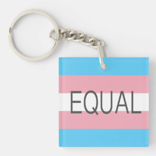 EQUAL Transgender-Flagge Schlüsselanhänger