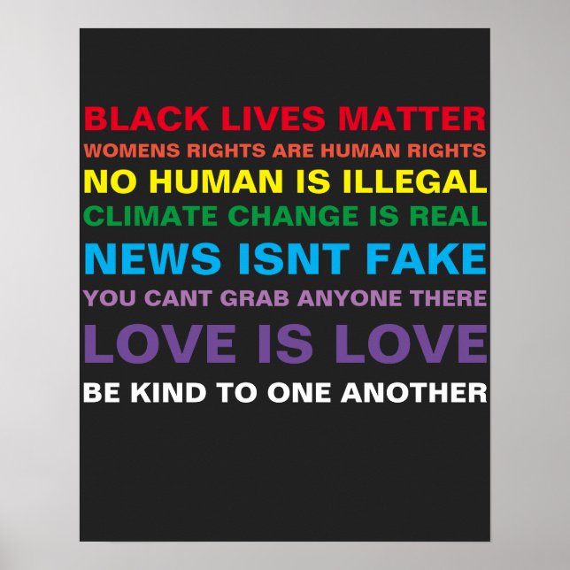 equality  black lives matter pride poster (Vorne)