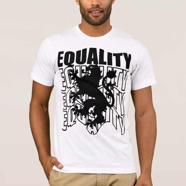Equality Bold Graphic T - Shirt (Vorderseite)