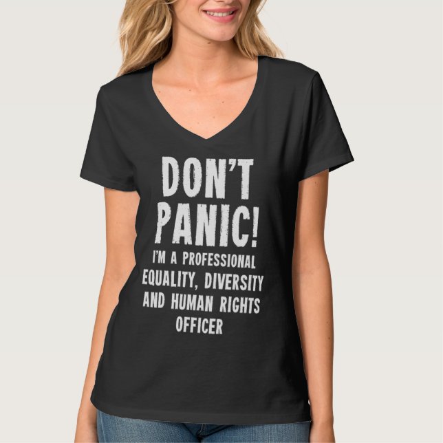 Equality Diversity And Human Rights Officer T-Shirt (Vorderseite)