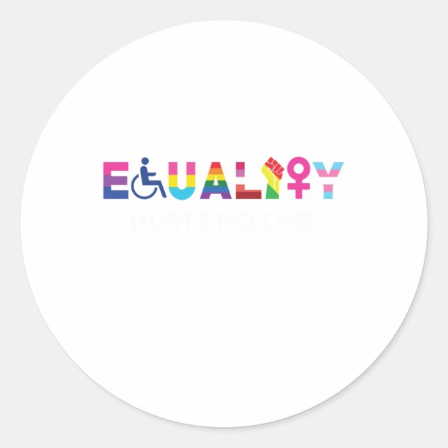 Equality Hurts Sticker (Vorderseite)
