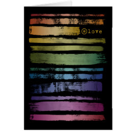 Equality Love Rainbow Brush Strokes LGBTQ ID656