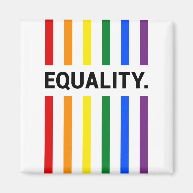 Equality Rainbow Magnet (Vorne)