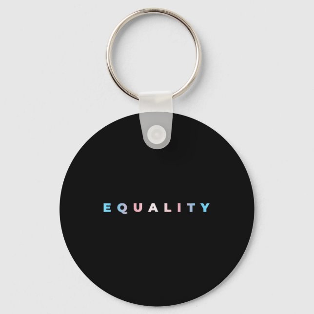 Equality Subtile Trans Pride-Flagge Transgender Re Schlüsselanhänger (Vorderseite)