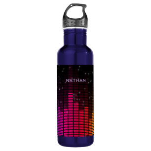Equalizer Disco Lights Music Volume Personalisiert Edelstahlflasche