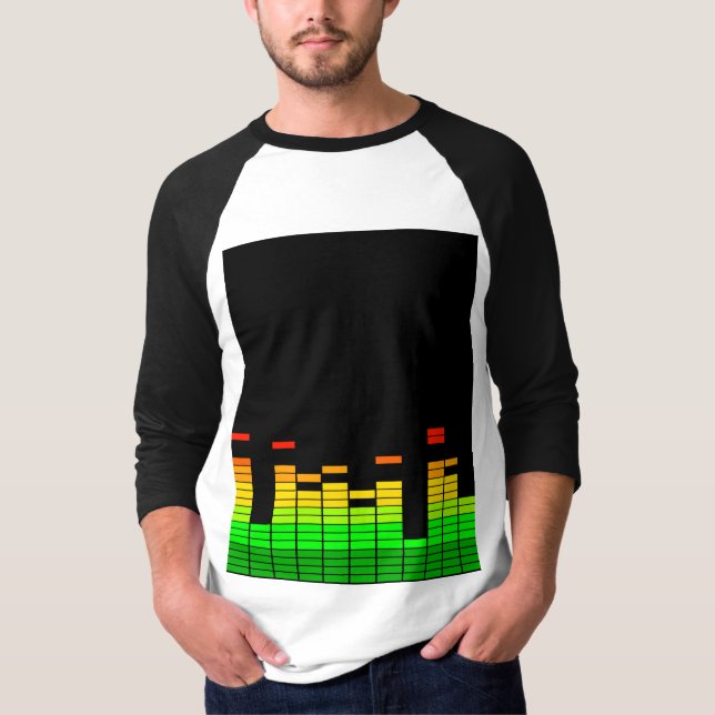 Equalizer Vibes von der Beat of DJ Music T-Shirt (Vorderseite)