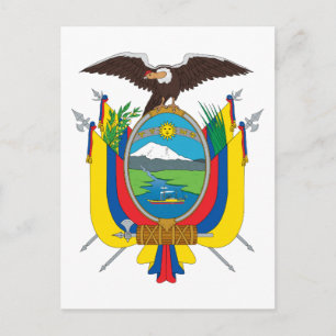 Equateur Carte postale Armoiries