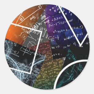 Équations mathématiques Sticker géométrique
